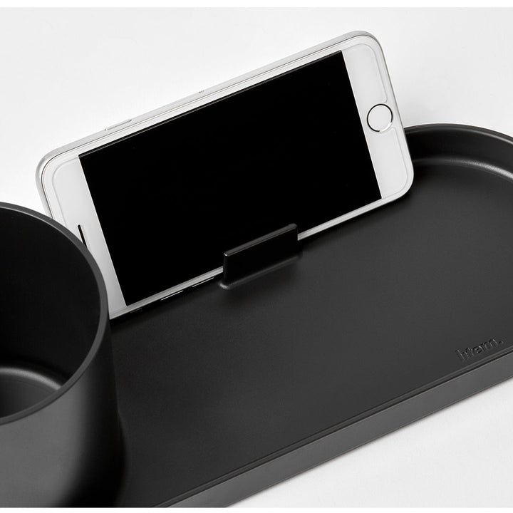Litem | Pen Stand with Tray | Organizer | Ivory | Holder Tray