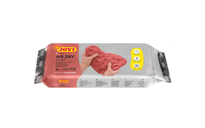 Jovi | European Air-Dry | Modelling Teracotta Clay | Brown | 500 Grams