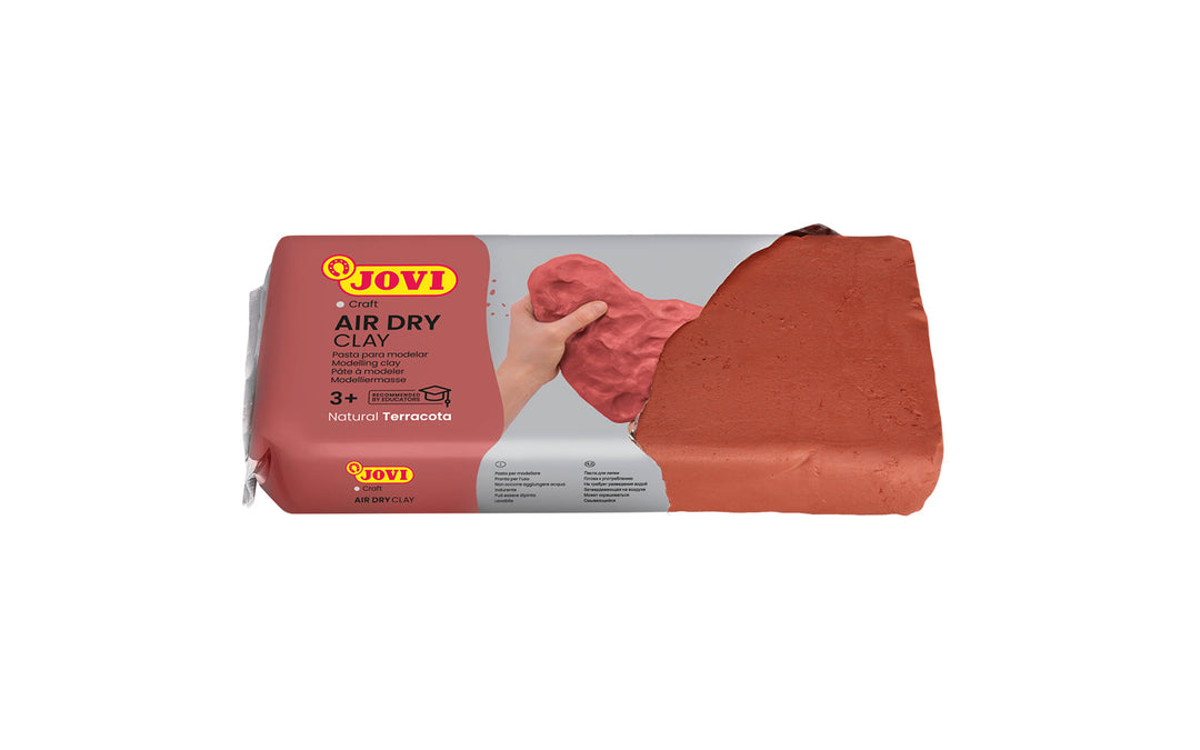 Jovi | European Air-Dry | Modelling Terracotta Clay | Brown | 2 Packet | 250 Grams Each