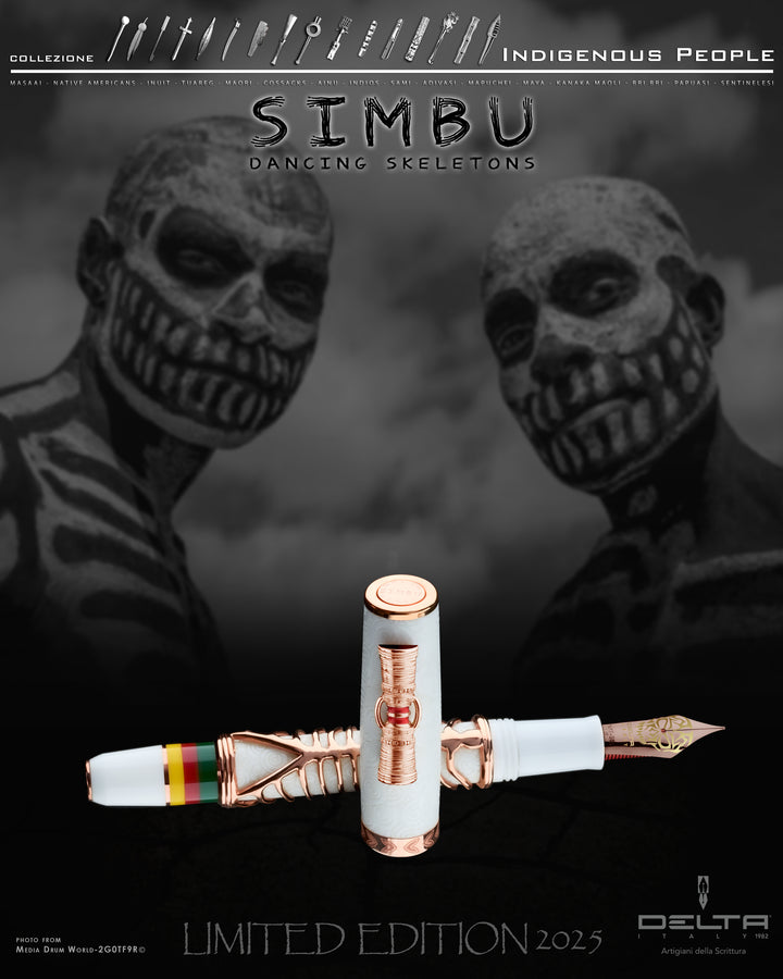 Delta Indigenous People Simbu Rose Vermeill Limited Edition Fountain Pen