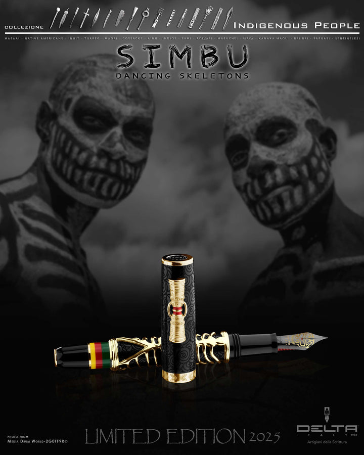 Delta Indigenous People Simbu Vermeil Limited Edition Fountain Pen