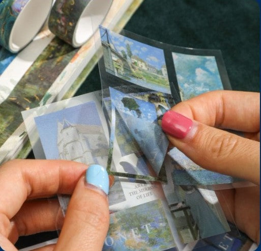 Kawaii-Q Notebook Accessories Set - Water Lilies at Midnight