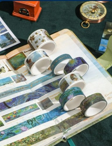 Kawaii-Q Notebook Accessories Set - Water Lilies at Midnight