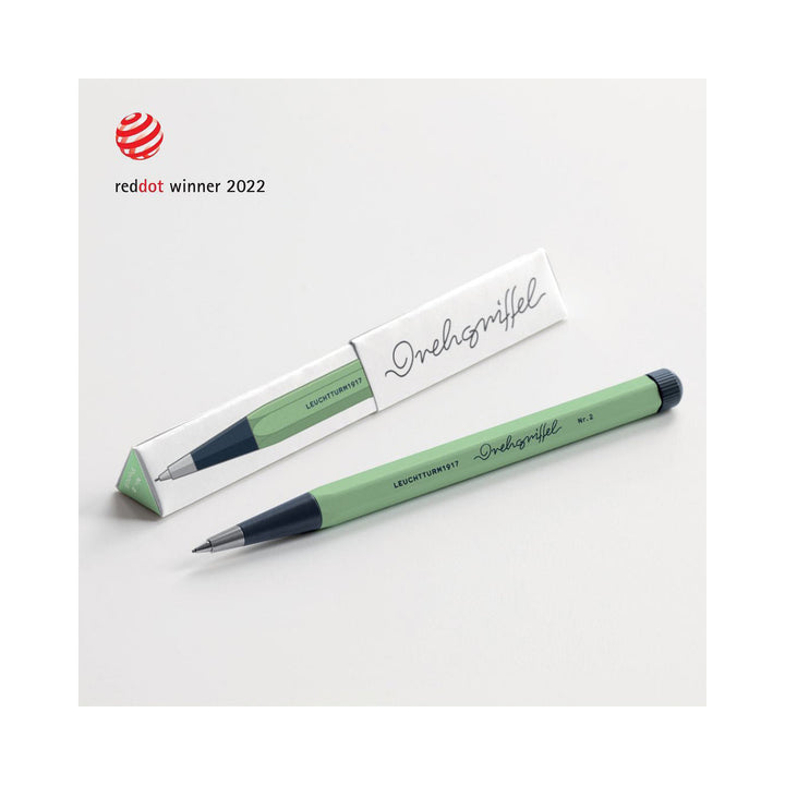 LEUCHTTURM1917 0.7mm Mechanical Clutch Pencil | Graphite HB Lead | Drehgriffel No. 2 | Sage Green | Twist Mechanism