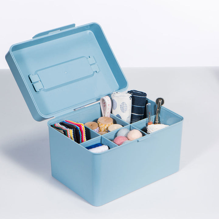 Litem | Multi Utility Storage Box With Lid | Orgnaizer | White |My Cube|  For Office &amp; Home