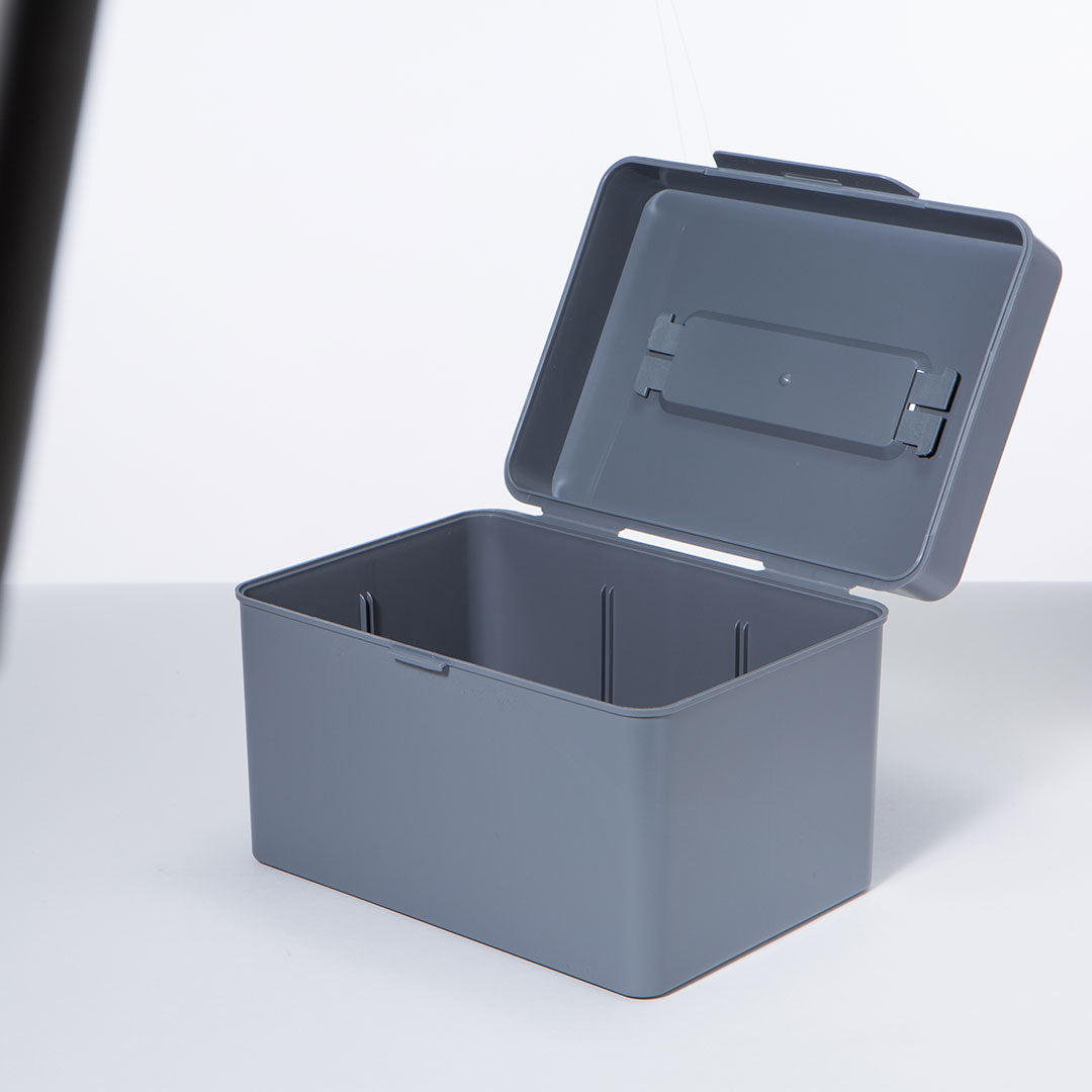 Litem | Multi Utility Storage Box With Lid | Orgnaizer | White |My Cube|  For Office &amp; Home