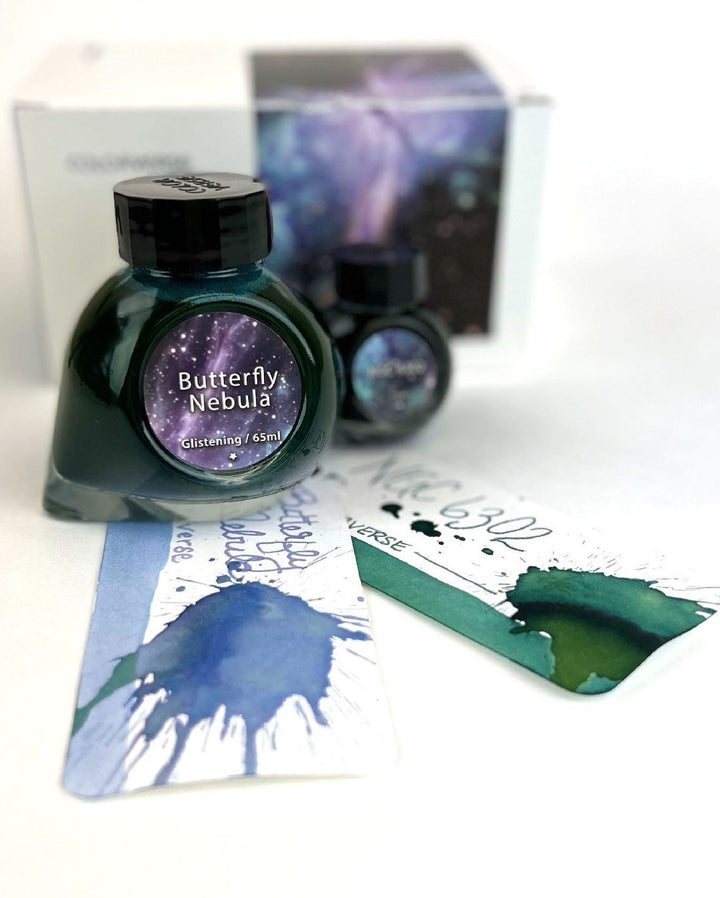 Colorverse | Blue | Fountain Pen Ink Bottled | Special Ink | Butterfly Nebula &amp; NGC 6302 (65ml+15ml)