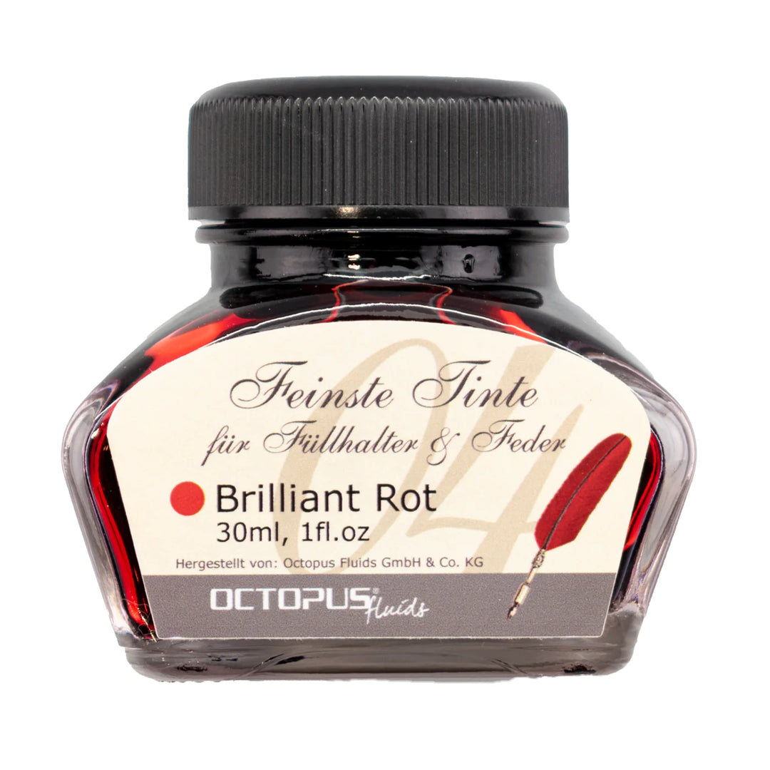 Octopus Ink Color Octopus Classic Collection Fountain Pen Ink - Brilliant Red – AARCAAI