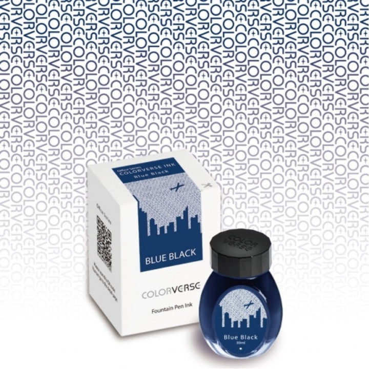 Colorverse | Office Series | Fountain Pen Ink | Blue and Black  Bottle | 30ml - Aarcaai