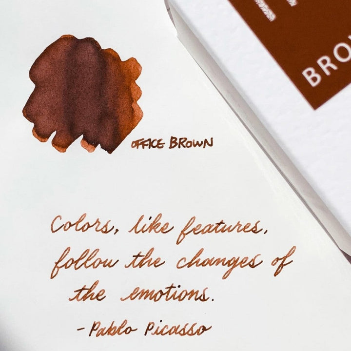 Colorverse | Office Series | Fountain Pen Ink | Brown | 30ml - Aarcaai