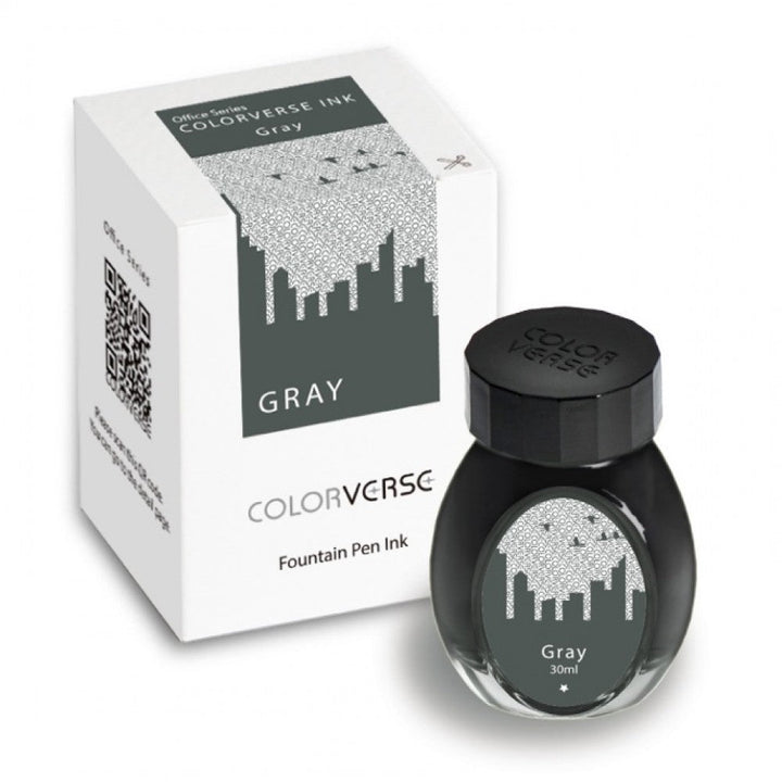 Colorverse | Office Series | Ink Bottle | Gray | 30ml - Aarcaai