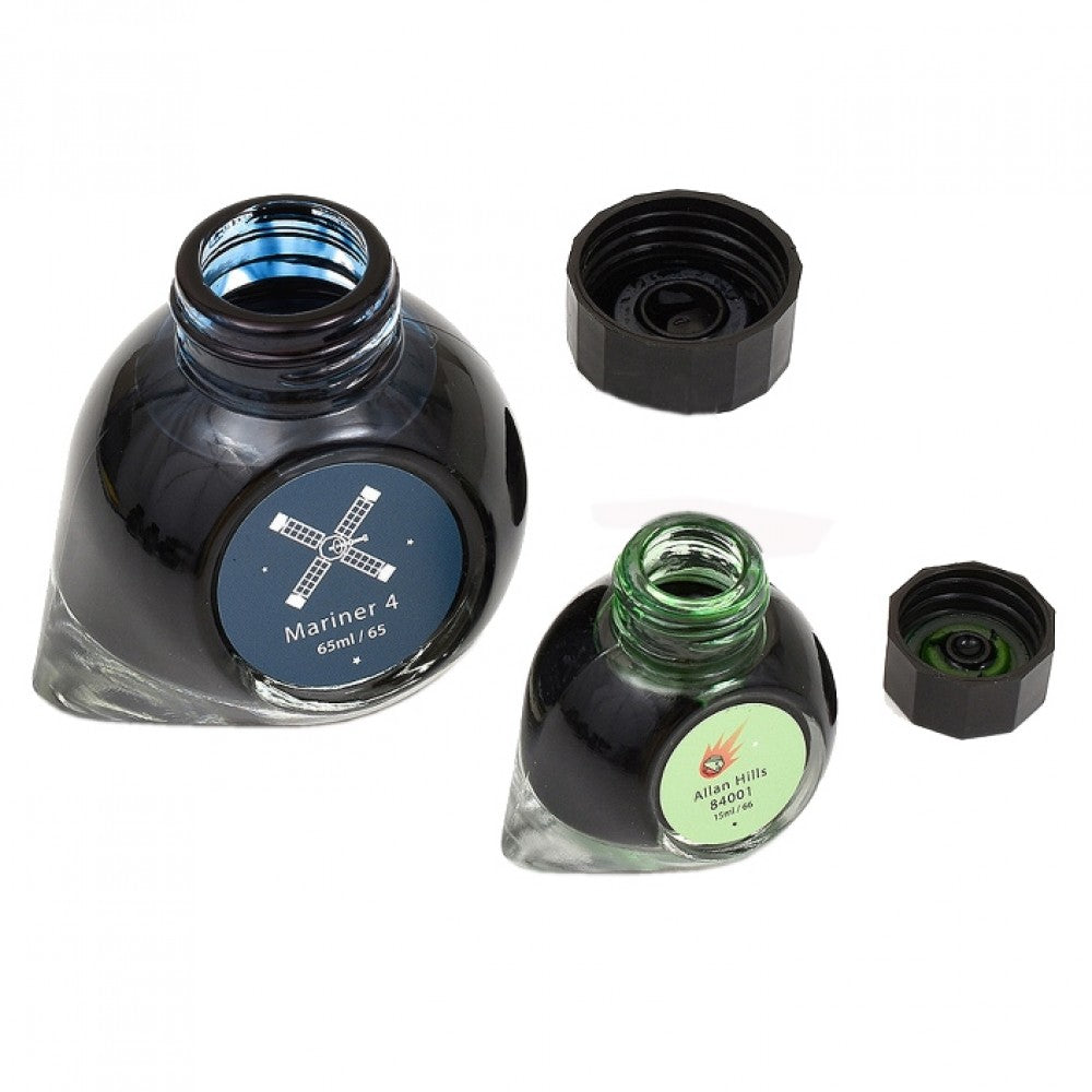 Colorverse Ink | Mariner 4 | Allan Hills 84001 | Dark Blue &amp; Light Green | 65ml &amp; 15ml Set - Aarcaai