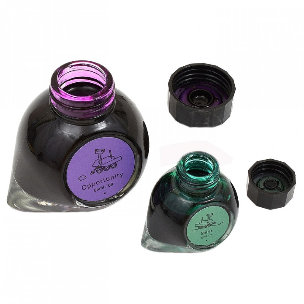 Colorverse Ink | Season 5 | The Red Planet | Opportunity (65ml) and Spirit (15ml) | Purple and Green | 2 Bottle Set | Dye-Based Nontoxic - Aarcaai