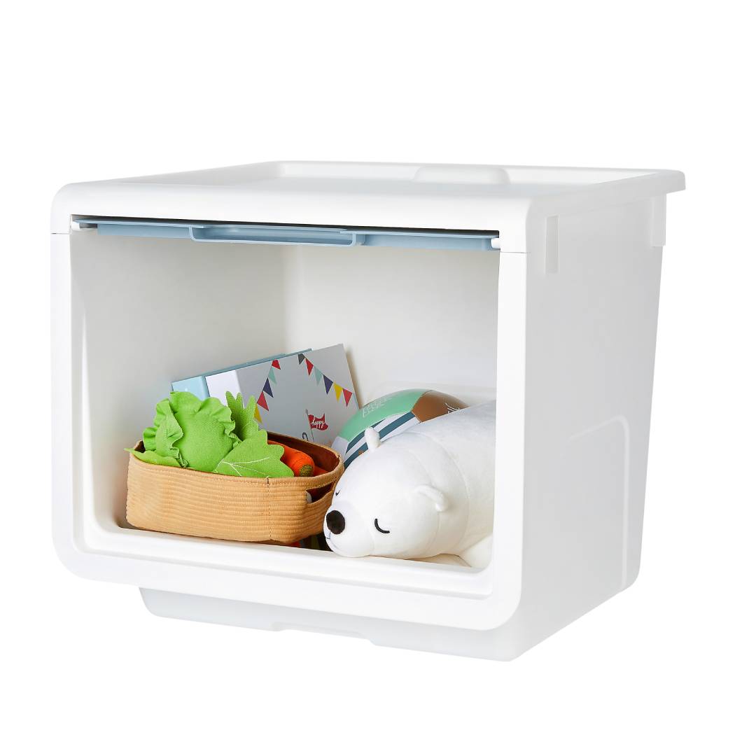 Litem | Multi Utility Storage  Box |Organizer  | Ivory | Roomax Cube Plus | For Office & Home