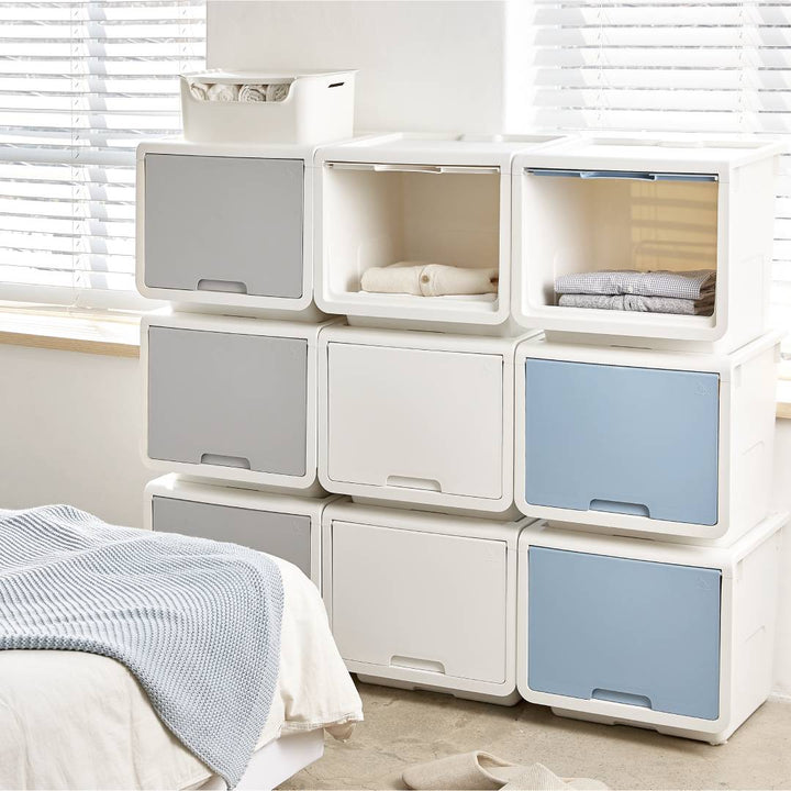 Litem | Multi Utility Storage  Box |Organizer  | Cool Grey | Roomax Cube Plus | For Office & Home