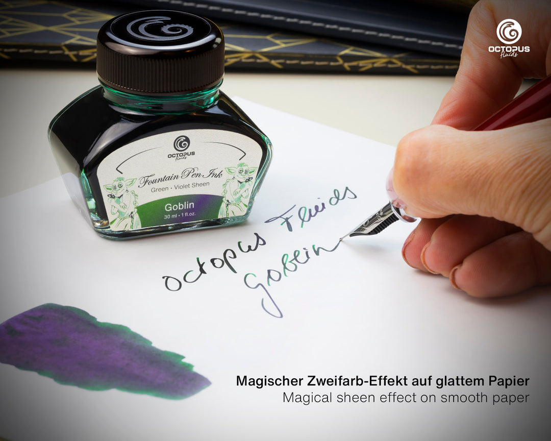 Octopus Sheen Collection Fountain Pen Ink Goblin – AARCAAI
