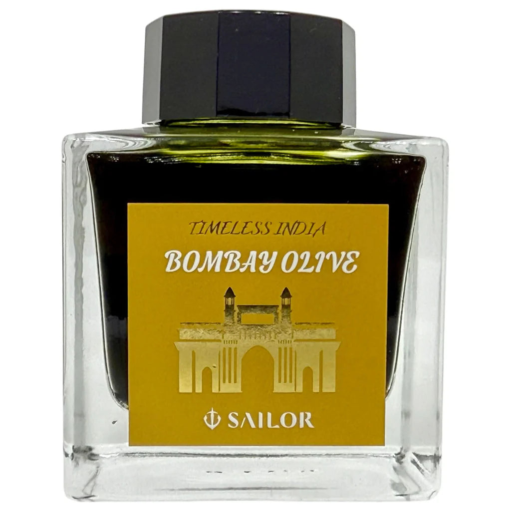 Sailor Timeless India Exclusive 50ml Fountain Pen Ink - Bombay Olive