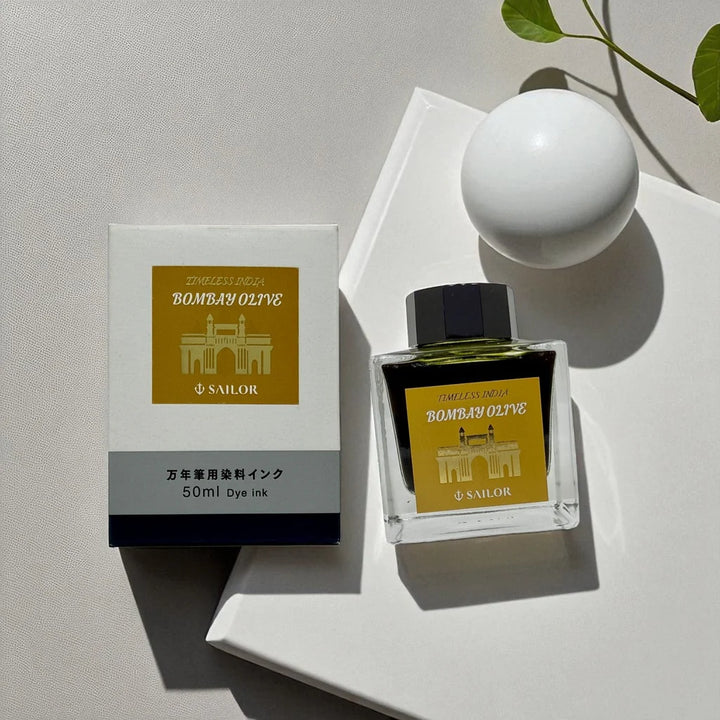 Sailor Timeless India Exclusive 50ml Fountain Pen Ink - Bombay Olive