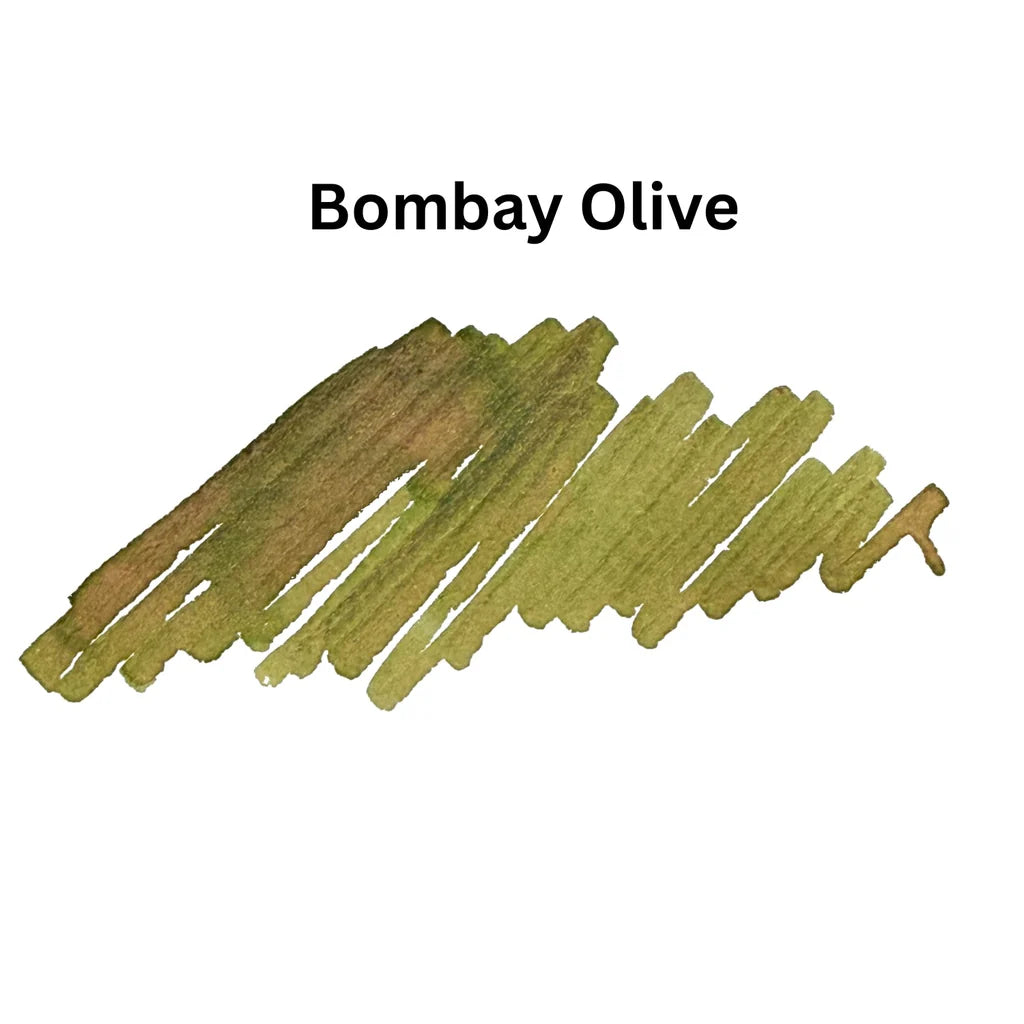 Sailor Timeless India Exclusive 50ml Fountain Pen Ink - Bombay Olive
