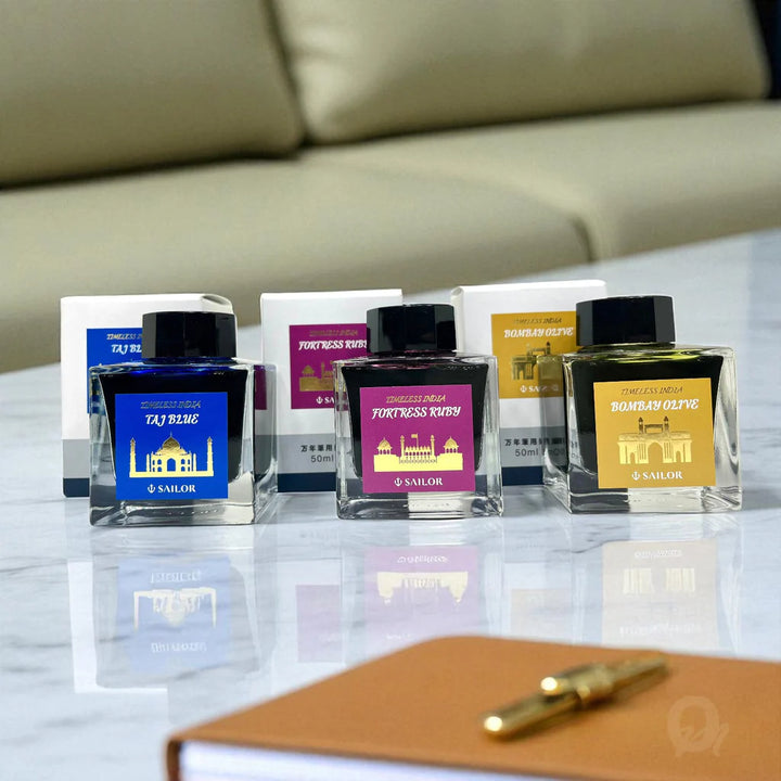 Sailor Timeless India Exclusive 50ml Fountain Pen Ink - Bombay Olive