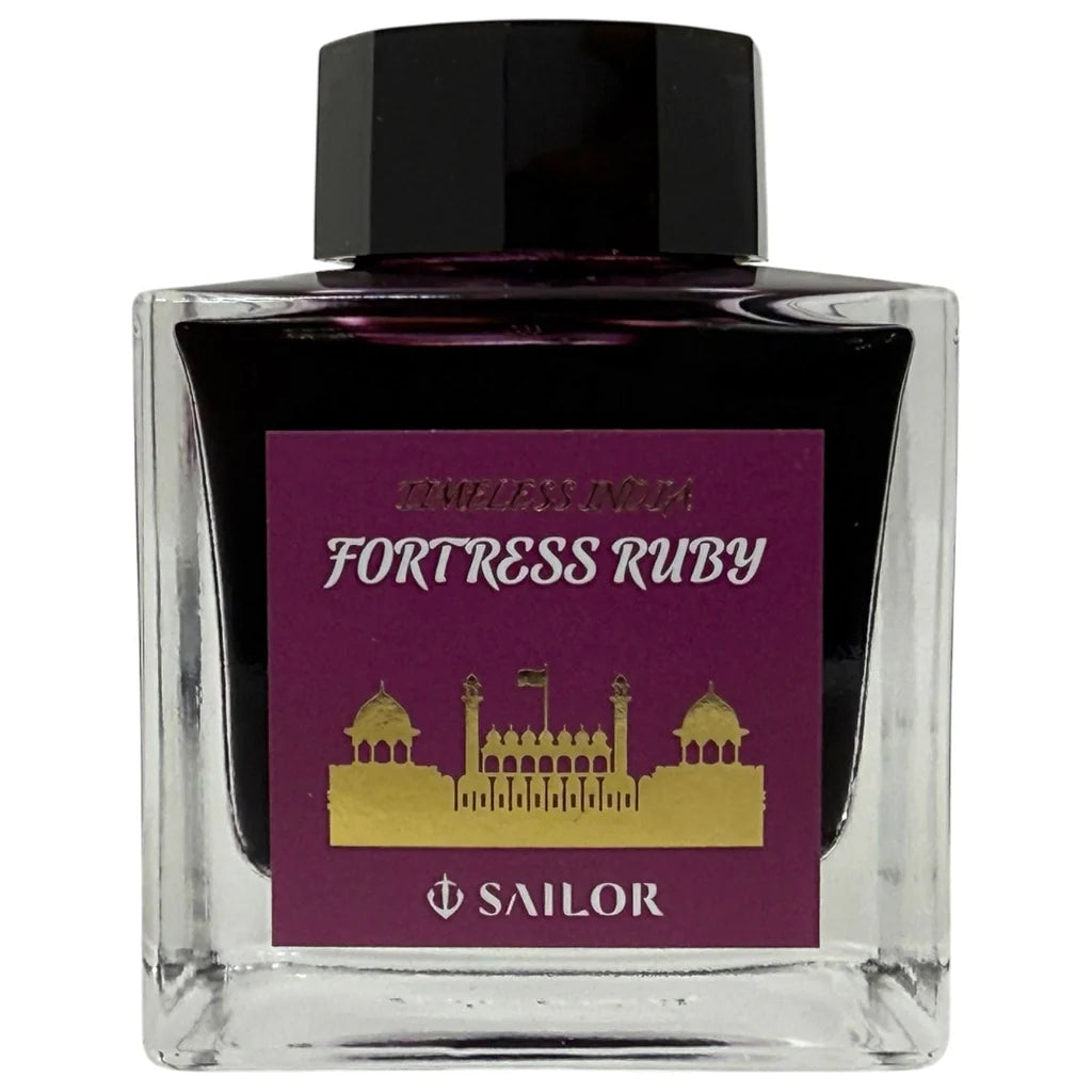 Sailor Timeless India Exclusive 50ml Fountain Pen Ink - Fortress Ruby