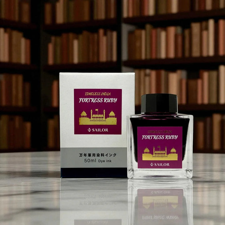 Sailor Timeless India Exclusive 50ml Fountain Pen Ink - Fortress Ruby