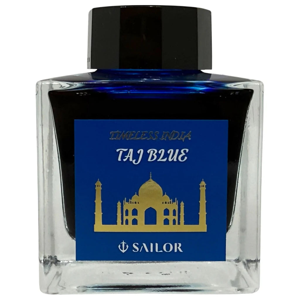 Sailor Timeless India Exclusive 50ml Fountain Pen Ink - Taj Blue