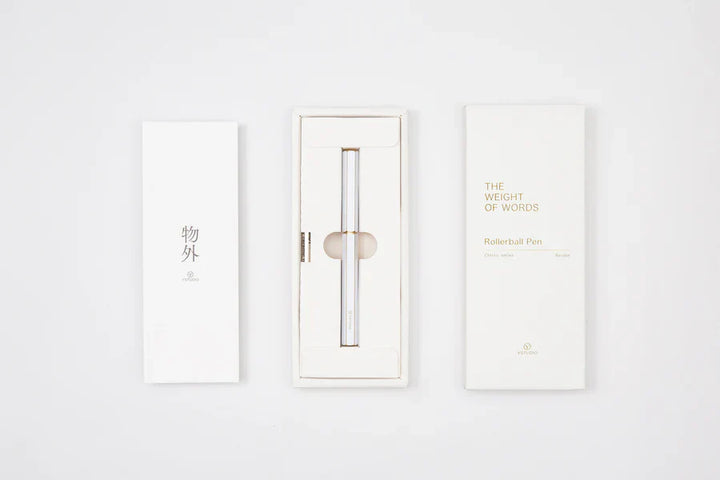 Ystudio | Rollerball Pen | Classic Revolve | Brass White
