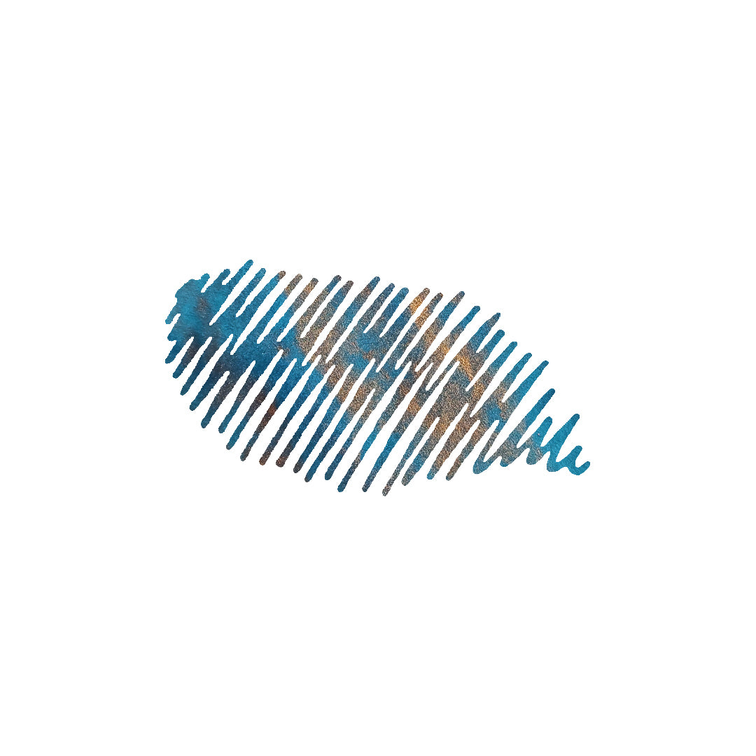 Vinta Inks - Hello Rain Collection - Overcast Blue [Badya 1865]