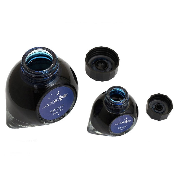 Colorverse Ink | Spaceward Series | Saturn V | Dark Blue | 65ml &amp; 15ml | 2 Bottle Set - Aarcaai