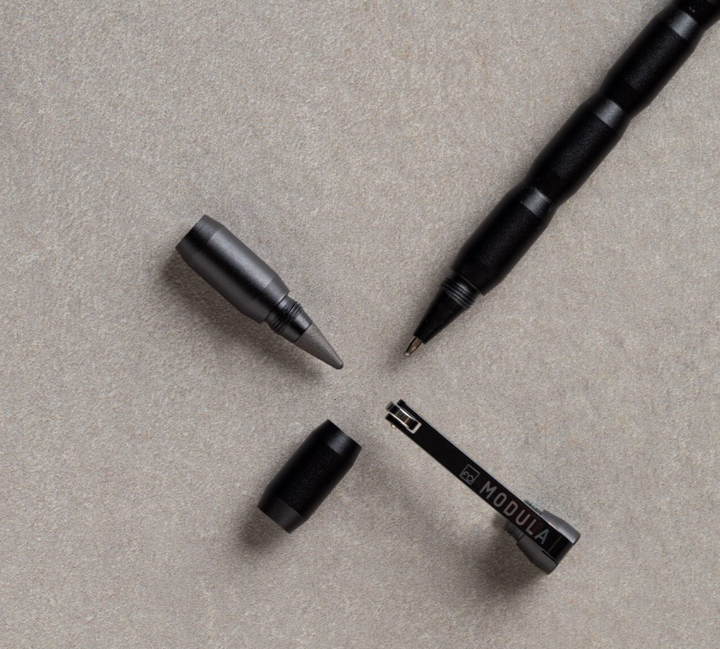 Pininfarina | Forever Modula | Aluminum | GrafeeX Tip Pencil &amp; Ballpoint Pen | Black