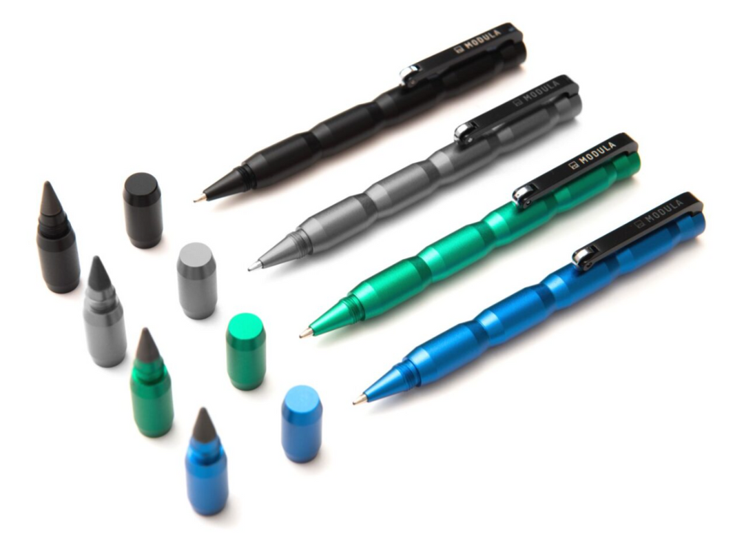 Pininfarina | Forever Modula | Aluminum | GrafeeX Tip Pencil &amp; Ballpoint Pen | Black