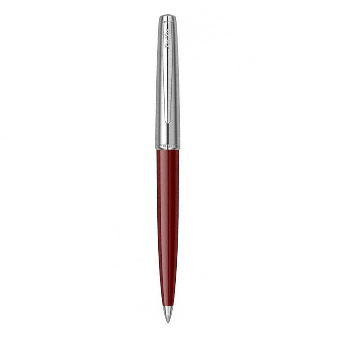 Scrikss | Metropolis 78 | Ballpoint Pen | Burgundy Chrome-CT