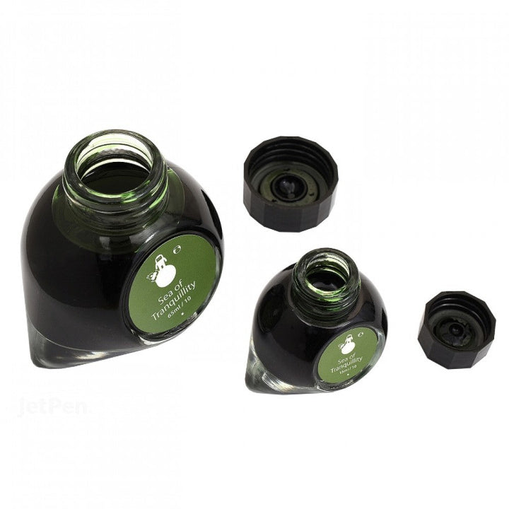 Colorverse Ink | Spaceward Series | Sea Of Tranquility | Green | 65ml &amp; 15ml | 2 Bottle Set - Aarcaai
