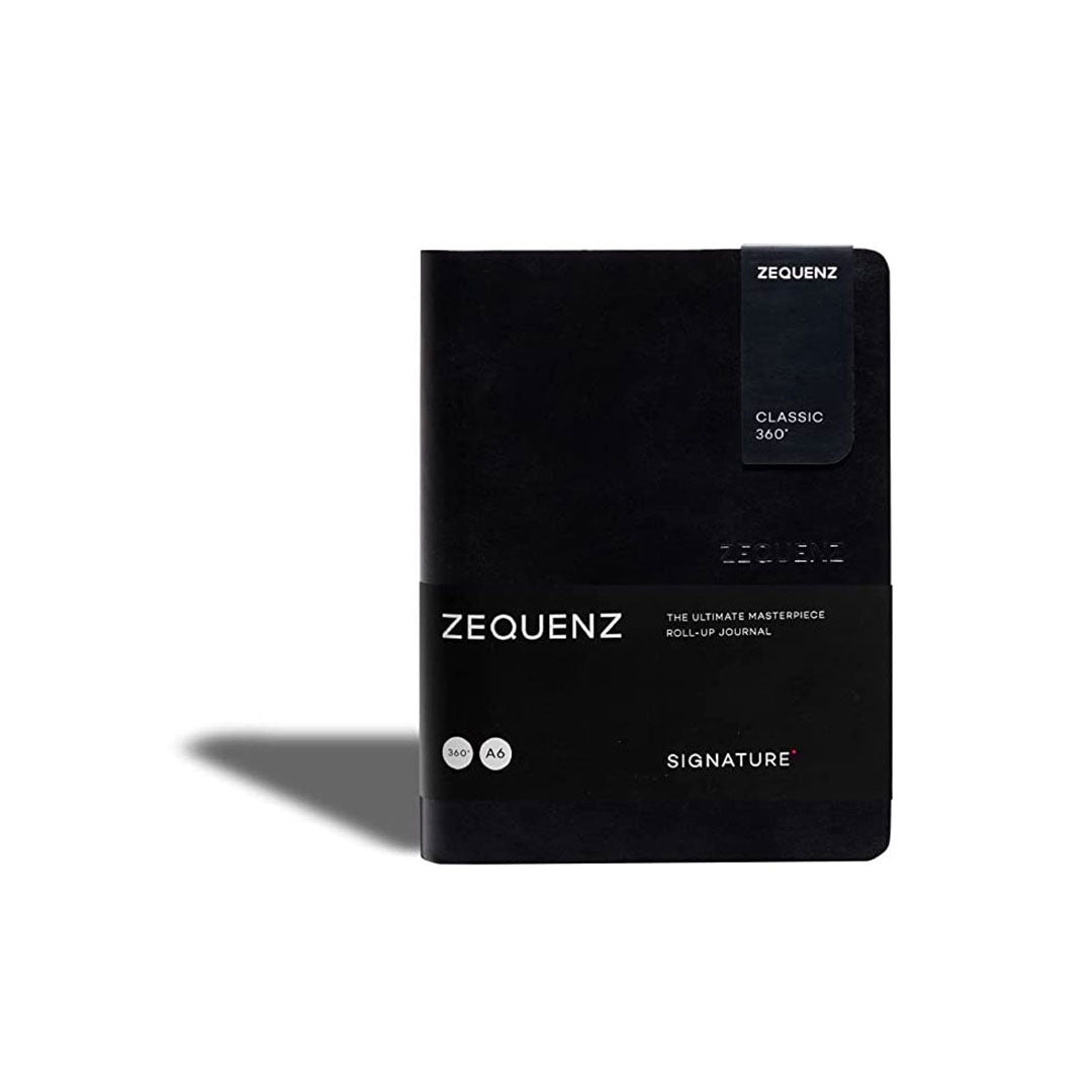 Zequenz | Signature Classic 360 Degree | A6 Black | Ruled - penpencilink