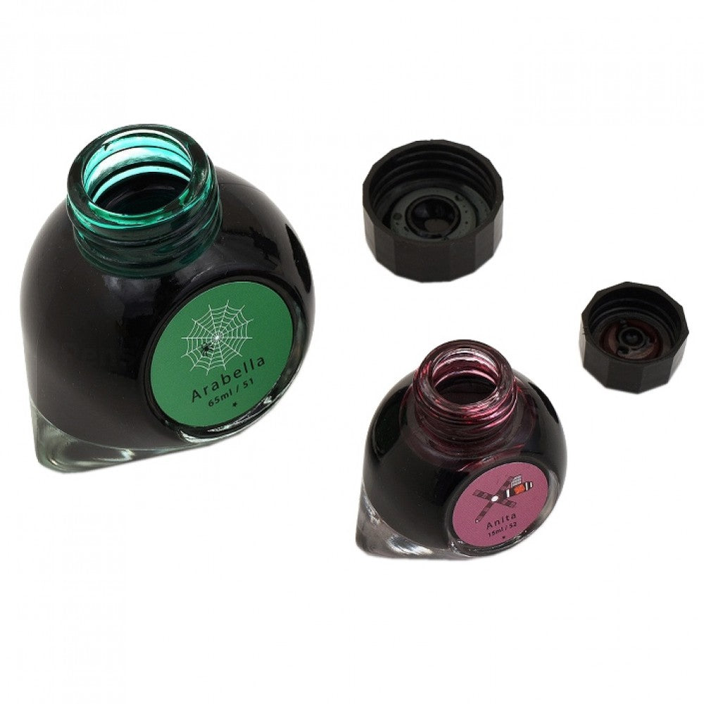 Colorverse Ink | Trailblazer In Space | Arabella Green &amp; Anita Pink | 65ml &amp; 15ml | 2 Bottle Set - Aarcaai