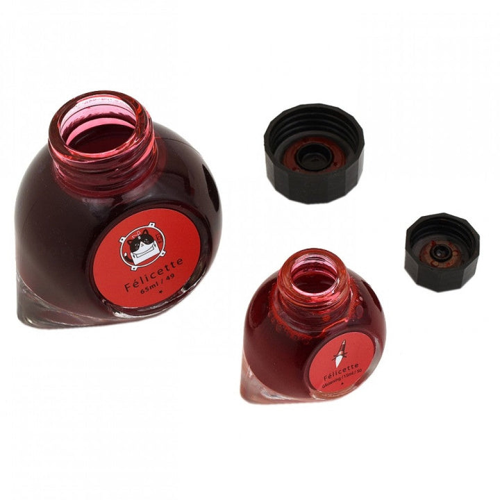 Colorverse Ink | Trailblazer In Space | Felicette | Red | 65ml &amp; 15ml | 2 Bottle Set - Aarcaai