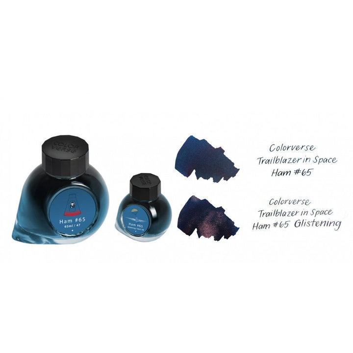 Colorverse Ink | Trailblazer In Space | HAM 65 | Dark Blue | 65ml &amp; 15ml | 2 Bottle Set - Aarcaai
