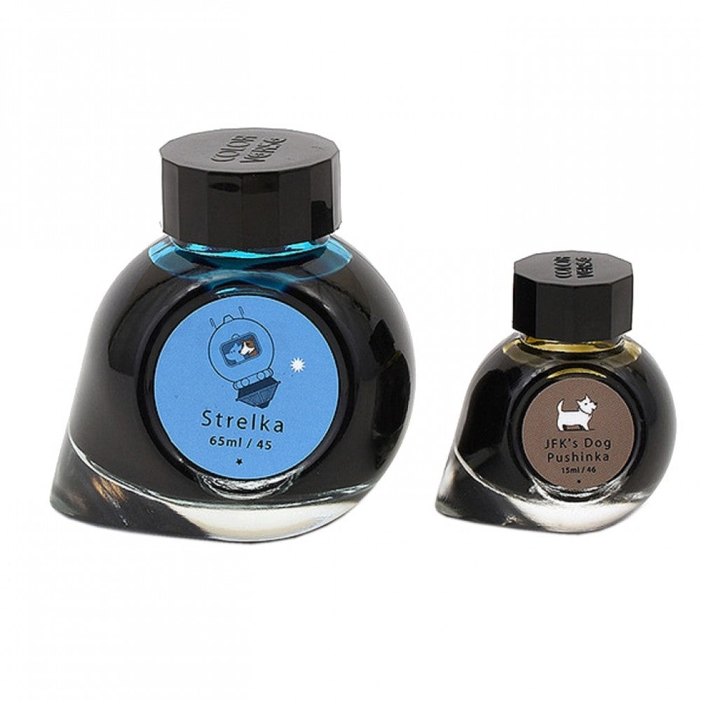 Colorverse Ink | Trailblazer In Space | Strelka | Blue | 65ml &amp; 15ml | 2 Bottle Set - Aarcaai