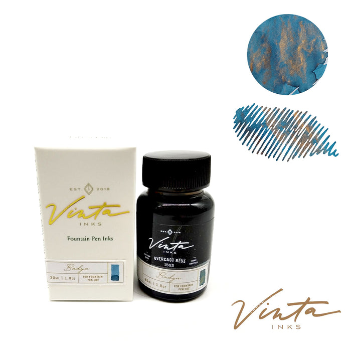 Vinta Inks - Hello Rain Collection - Overcast Blue [Badya 1865]