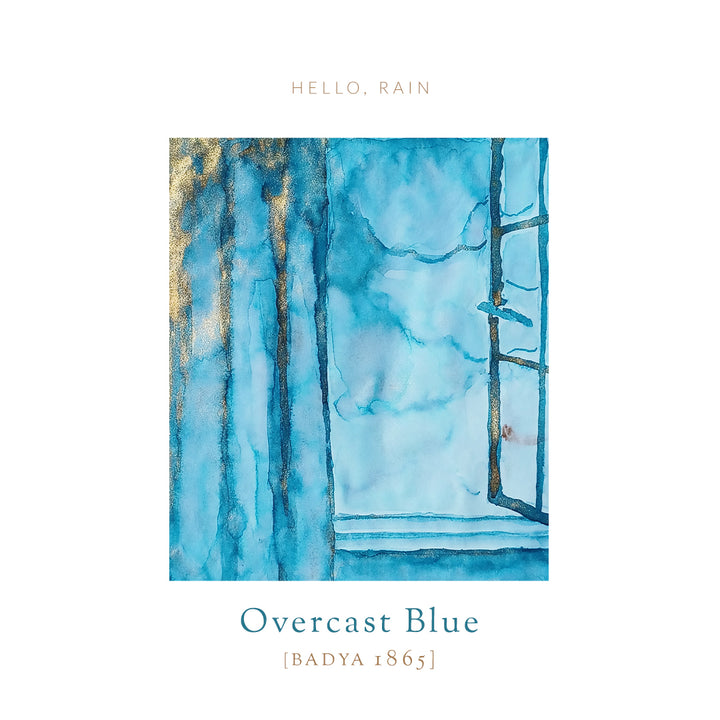 Vinta Inks - Hello Rain Collection - Overcast Blue [Badya 1865]