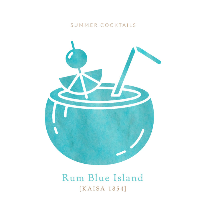 Vinta Inks - Summer Cocktail Collection - Rum Blue Island [Kaisa 1854]