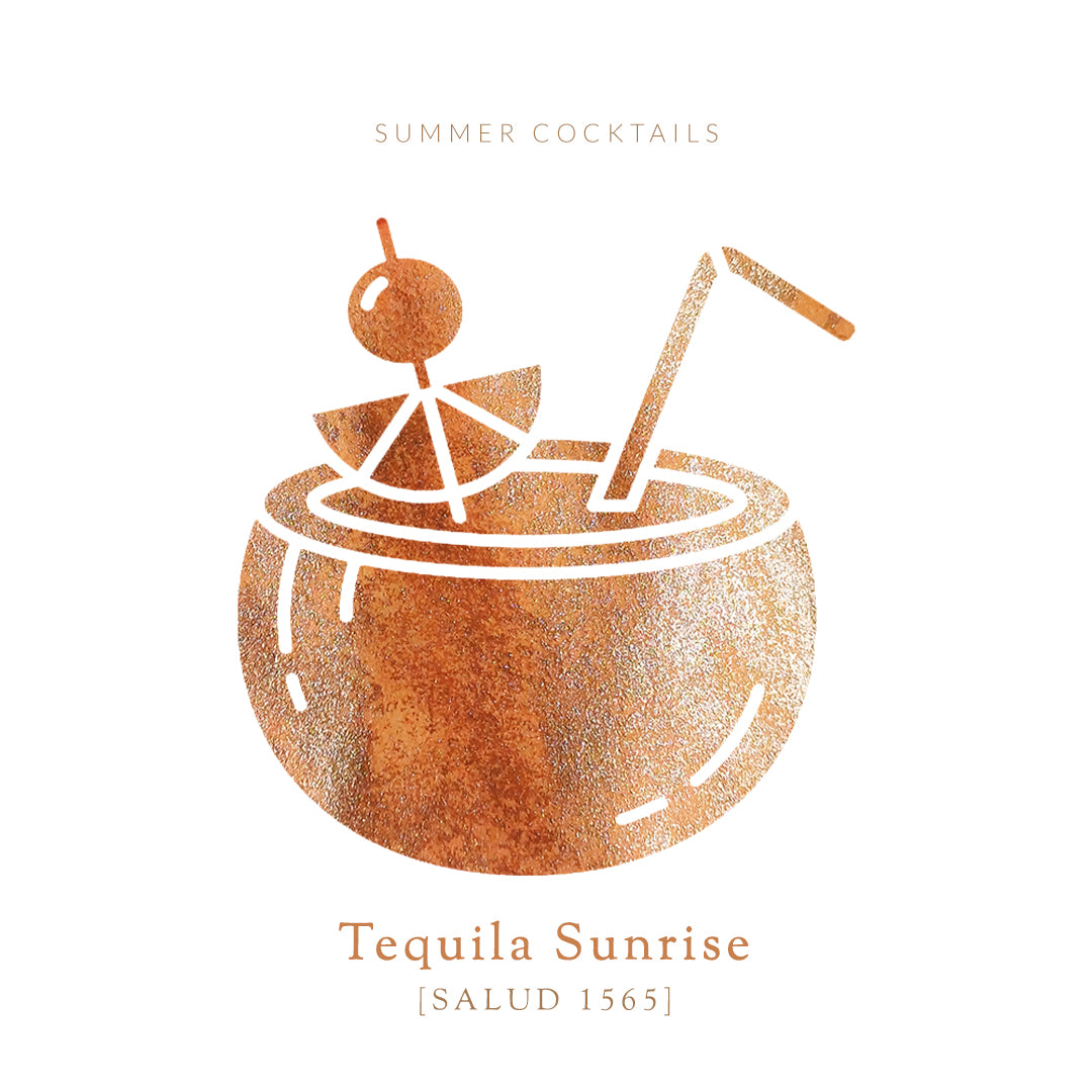 Vinta Inks - Summer Cocktail Collection - Tequila Sunrise [Salud 1565]