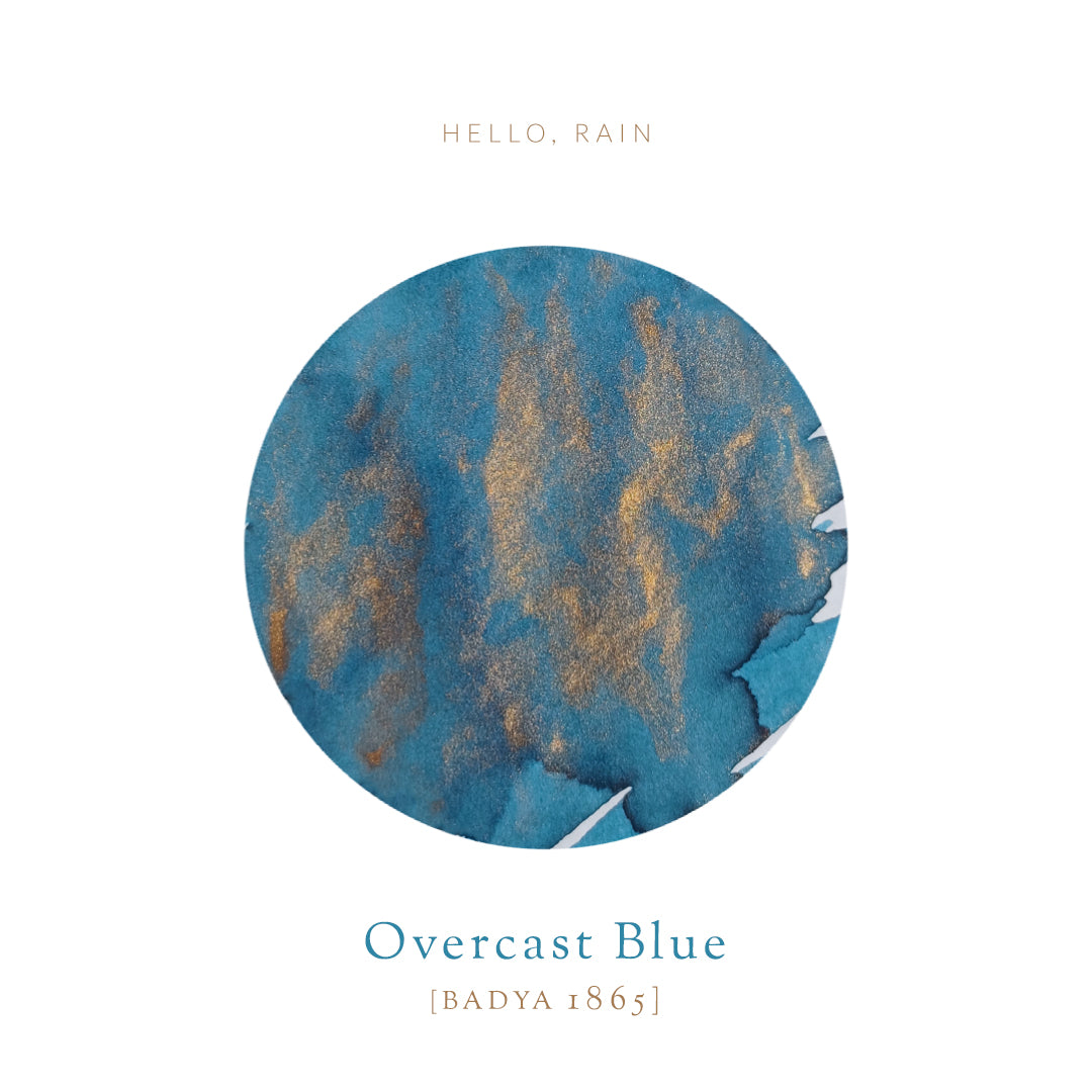 Vinta Inks - Hello Rain Collection - Overcast Blue [Badya 1865]
