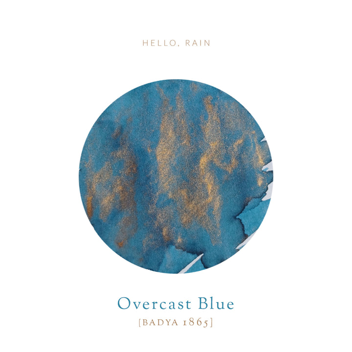 Vinta Inks - Hello Rain Collection - Overcast Blue [Badya 1865]