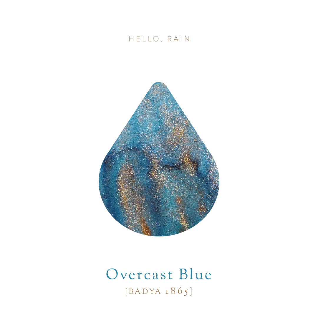 Vinta Inks - Hello Rain Collection - Overcast Blue [Badya 1865]