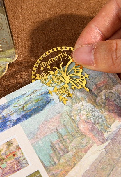 Kawaii-Q Notebook Accessories Set - Garden Butterfly Trails