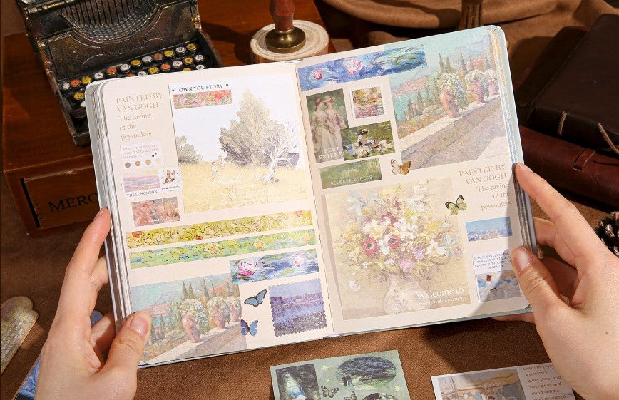 Kawaii-Q Notebook Accessories Set - Garden Butterfly Trails