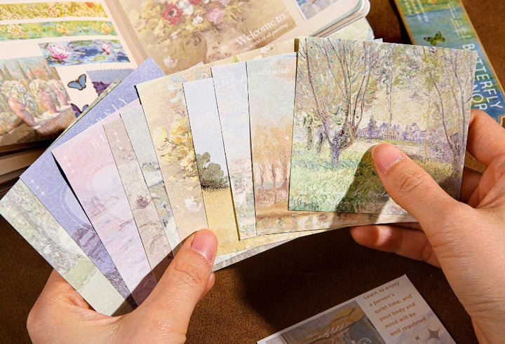 Kawaii-Q Notebook Accessories Set - Garden Butterfly Trails