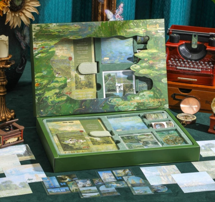 Kawaii-Q Notebook Accessories Set - Monet's Garden